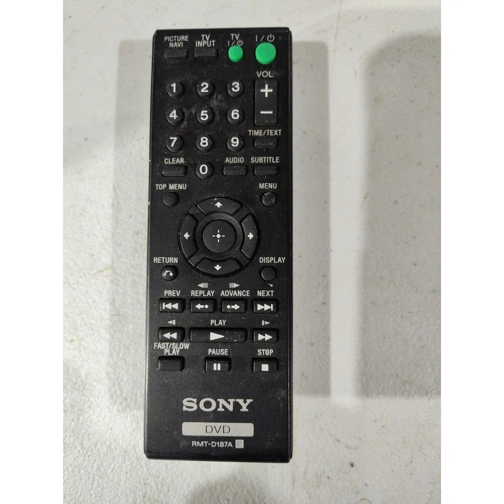Sony RMT-D187A  Remote Control for DVD Player